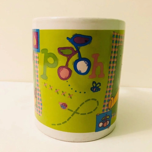 Disney Winnie the Pooh with Flowers Coffee Mug Butterfly  Cup - Picture 3 of 12